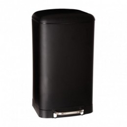 CUBO BASURA CON PEDAL NEGRO...