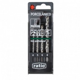 BROCAS P/PORCELANICO JGO.4...