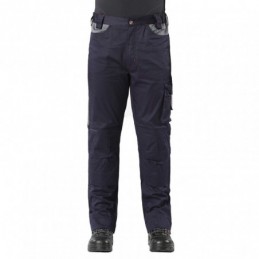 PANTALON STRETCH AZUL-NEGRO...