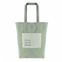 BOLSA ALGODON BOLSILLO GRIS