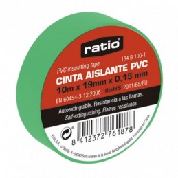 CINTA AISLANTE 19X20M VERDE...