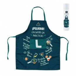 DELANTAL UNISEX COCINERO EN...