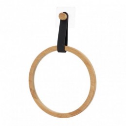 SERIE BAMBU/NEGRO. TOALLERO...