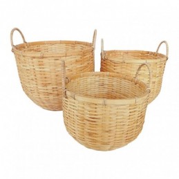 CESTA BAMBU NATURAL 3 UN....