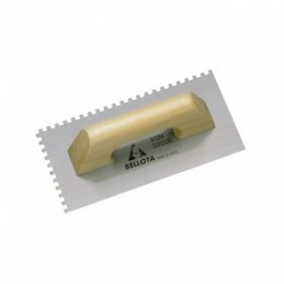 Llana rectangular dentada...
