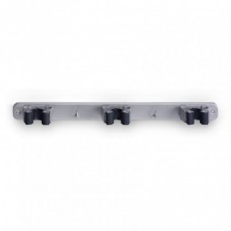 COLGADOR ESCOBAS TRIPLE INOFIX