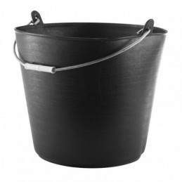 Capazo negro 26 litros con...