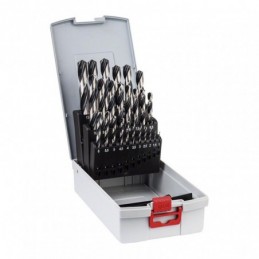 Estuche 25 brocas metal HSS...