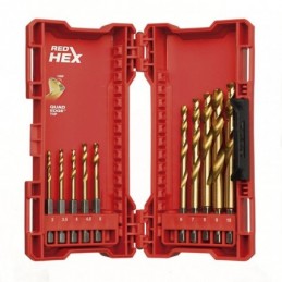 Estuche 10 brocas metal...