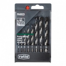 Estuche 8 brocas para pared...