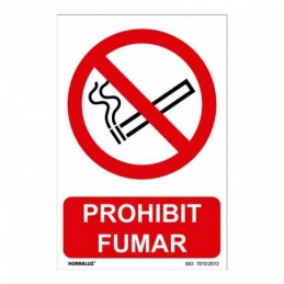 SEÑAL PROHIBIT FUMAR PVC...