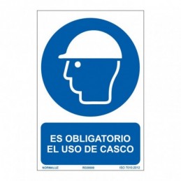 SEÑAL OBLIG USO DEL CASCO...
