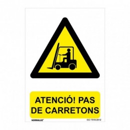SEÑAL PERILL PAS DE CARRETONS
