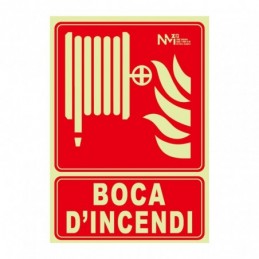 SEÑAL BOCA D'INCENDI PVC...