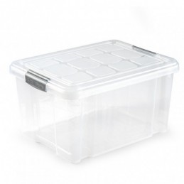 CAJA PLAST. 16L. PLATA...
