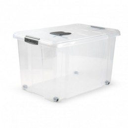 CAJA PLAST. 55L. PLATA...
