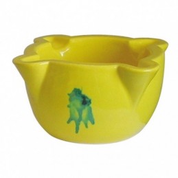 Morteros de barro amarillo...