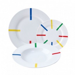 Vajilla 18 piezas porcelana...