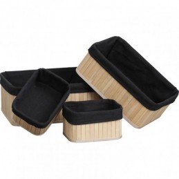 CONJUNTO 4 CESTAS BAMBU /...