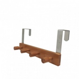 PERCHA BAMBU P/PUERTA 4...