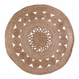 ALFOMBRA YUTE DIAMETRO 90 CM.