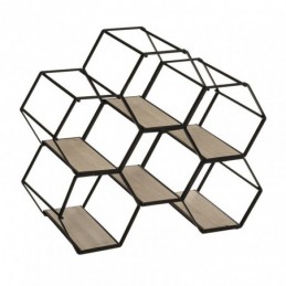 Botellero hexagonal 6 botellas