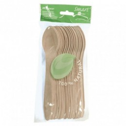 20 CUCHARAS MADERA