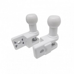 Juego soportes barandilla...