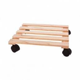 Soporte madera para macetas...