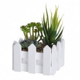 Jardinera de madera con...