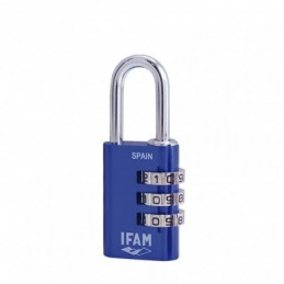 CANDADO COL COMBI20 AZUL