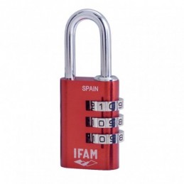 CANDADO COL COMBI20 ROJO