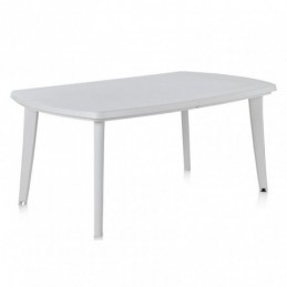 Mesa de resina Atlantic blanca