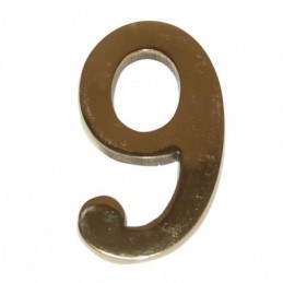 NUMERO LATON 10 CM N 9. EHL