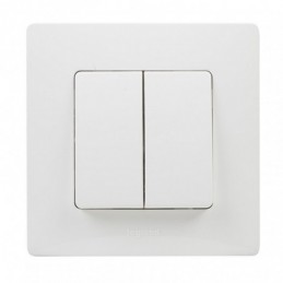 DOBLE CONMUTADOR BLANCO...
