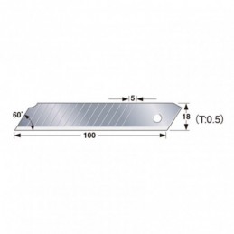 CUCHILLA LCB-50D 10 UDS....