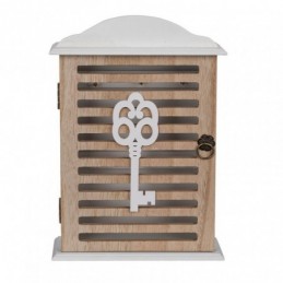 CAJA BLANCA MADERA P/LLAVES...